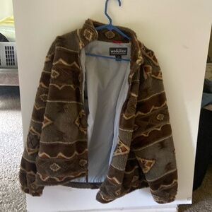 Fleece zip up jacket